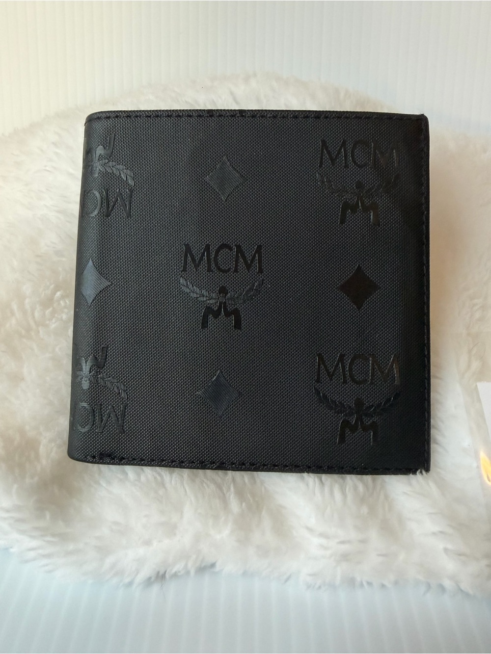 MCM Black Visetos Bifold Men’s Wallet